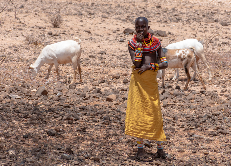 People Samburu in Kenya